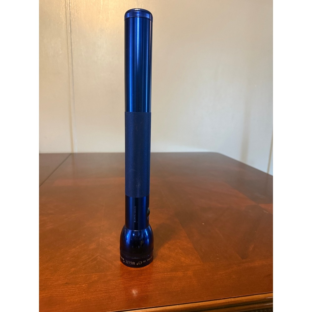 Maglite 3D Cell Heavy Duty Flashlight Blue Anodized Aluminum Made in USA